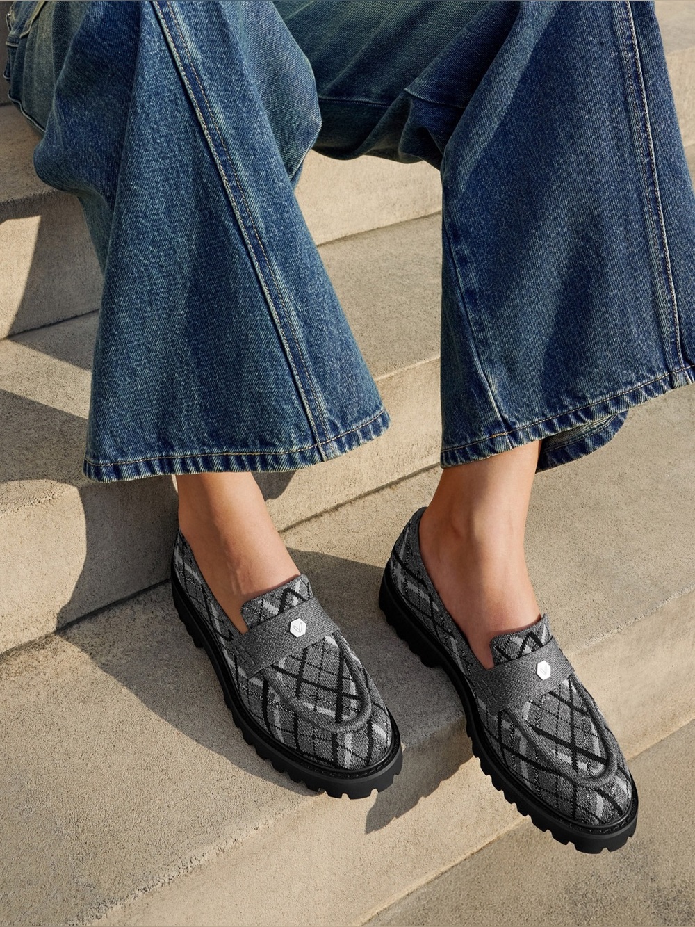 VIVAIA Round-Toe Platform Chunky Heel
Loafers (Francesca) SIZE 5.5